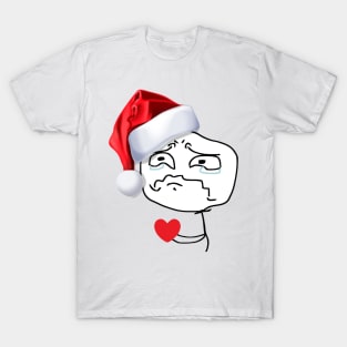 Troll face holiday mode on T-Shirt